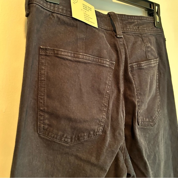 High Rise Wide Leg Black Denim - Picture 7 of 7